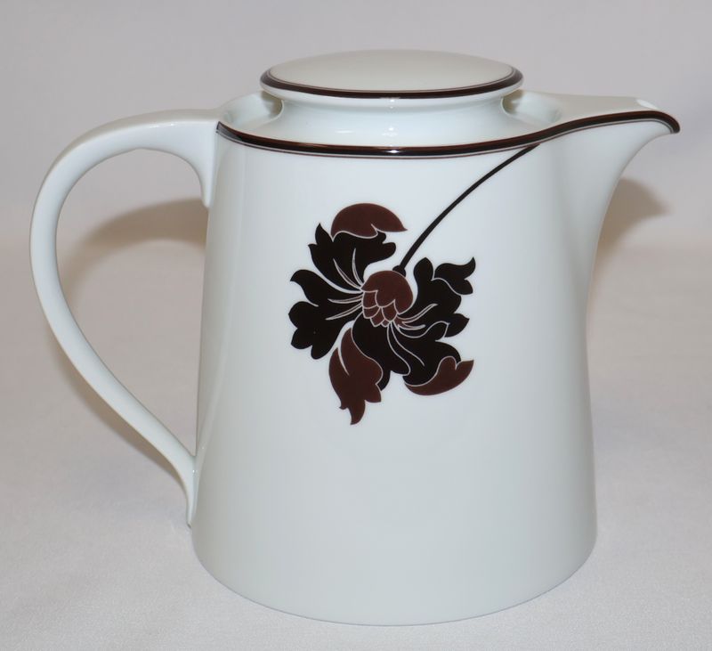 Mikasa Cocoa Blossom 5 Cup Teapot with Lid SL170-323 Portugal