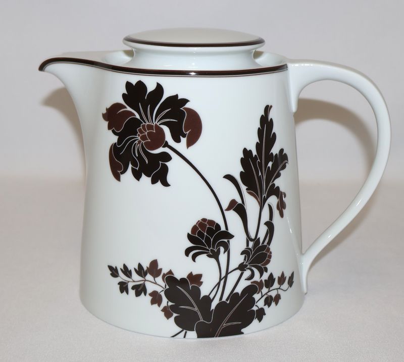 Mikasa Cocoa Blossom 5 Cup Teapot with Lid SL170-323 Portugal