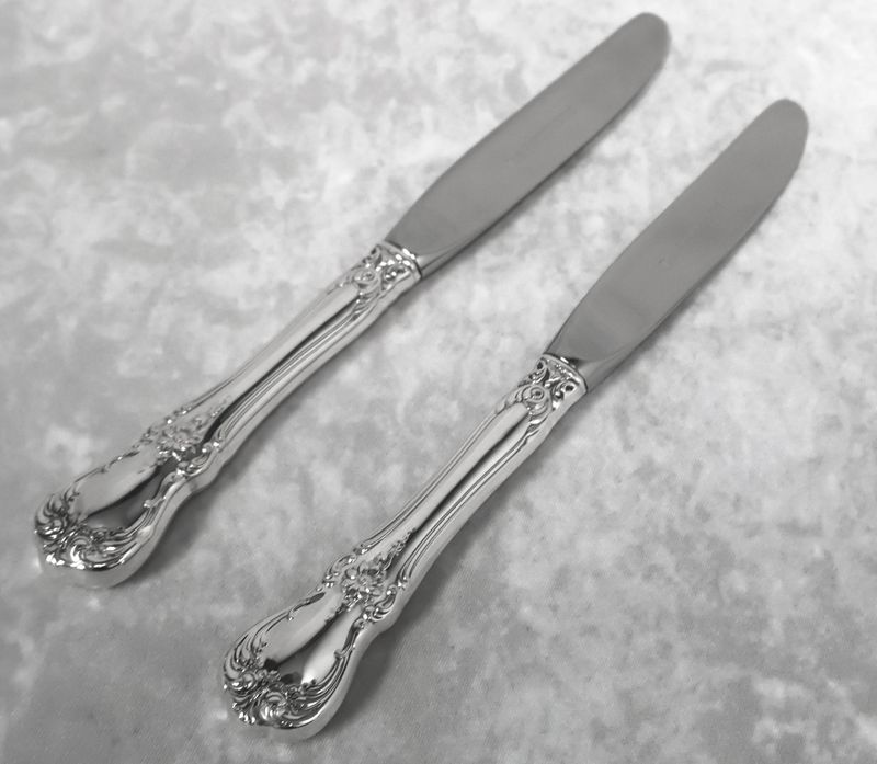 Set of 2 Towle Old Master Sterling Silver Hollow Butter Spreaders 6.5" | No Monograms