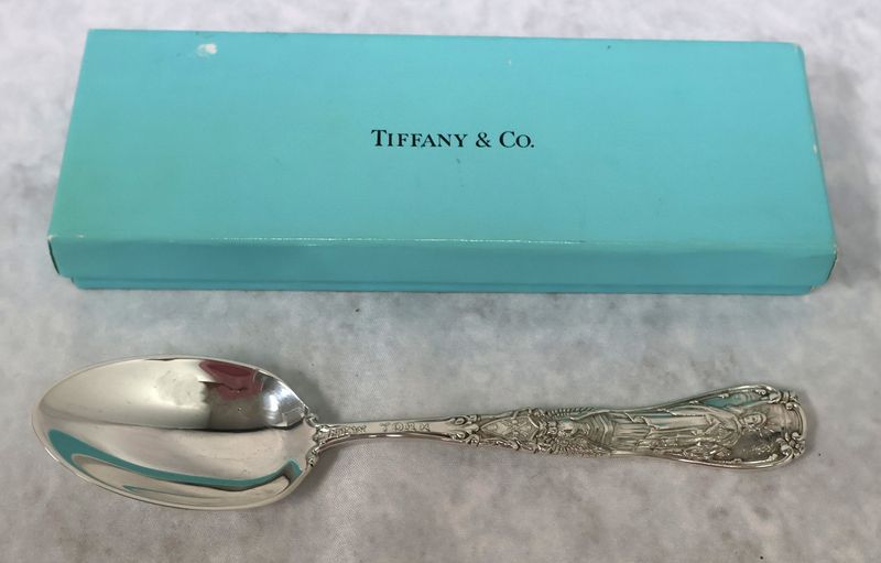 Tiffany &amp; Co. Statue of Liberty New York Sterling Silver Souvenir Spoon | Original Box
