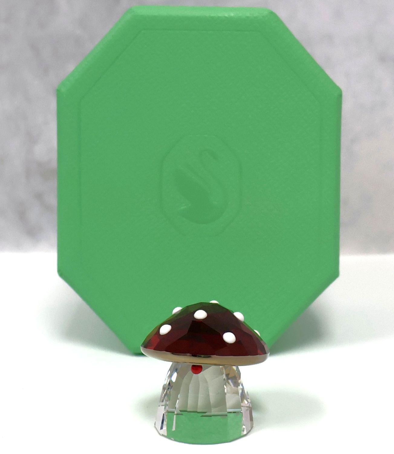 Swarovski Crystal Holiday Cheers Red Mushroom Figurine 5627103 | Original Box
