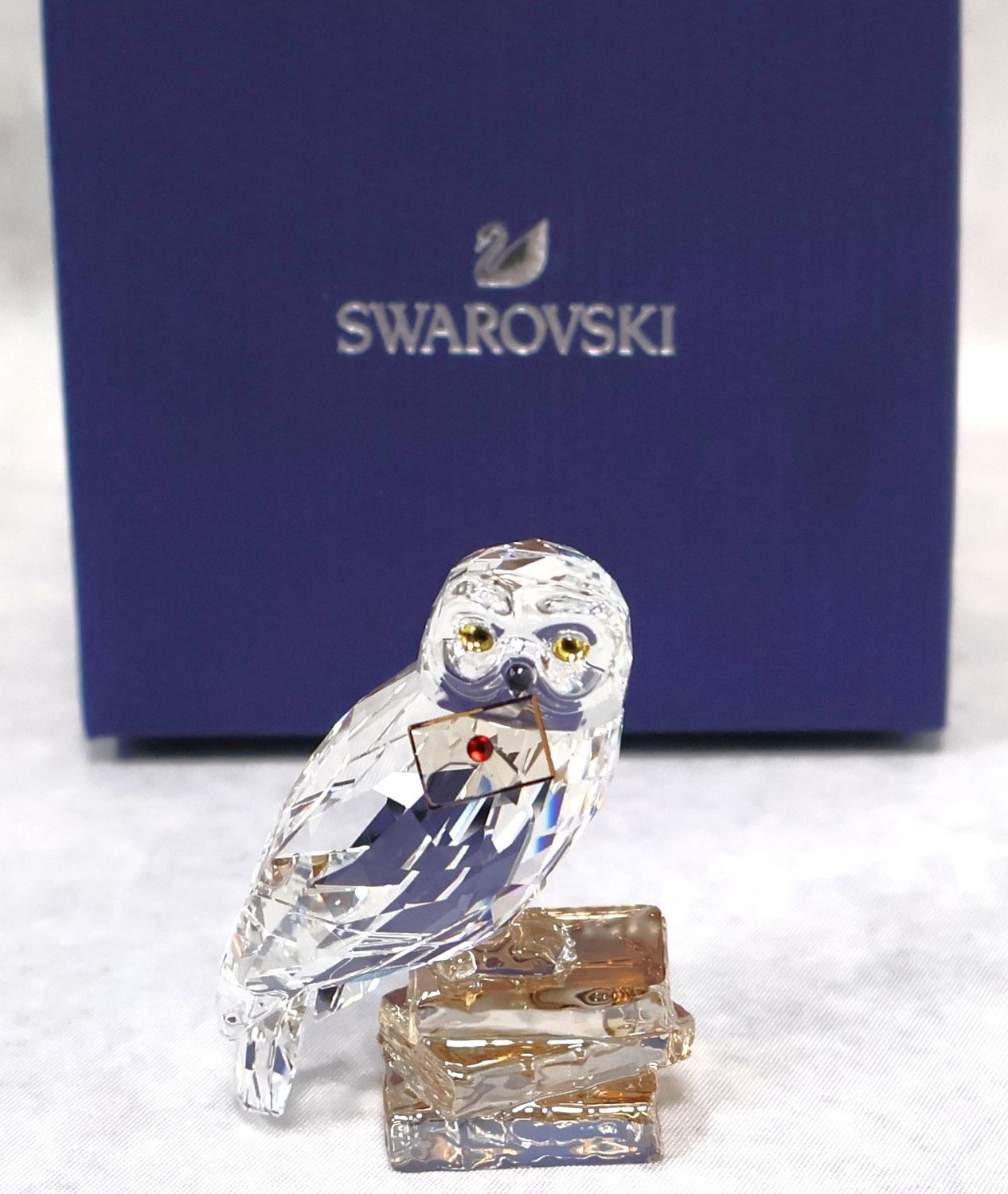 Swarovski Crystal Harry Potter Hedwig Owl Figurine 5585969 | Original Box