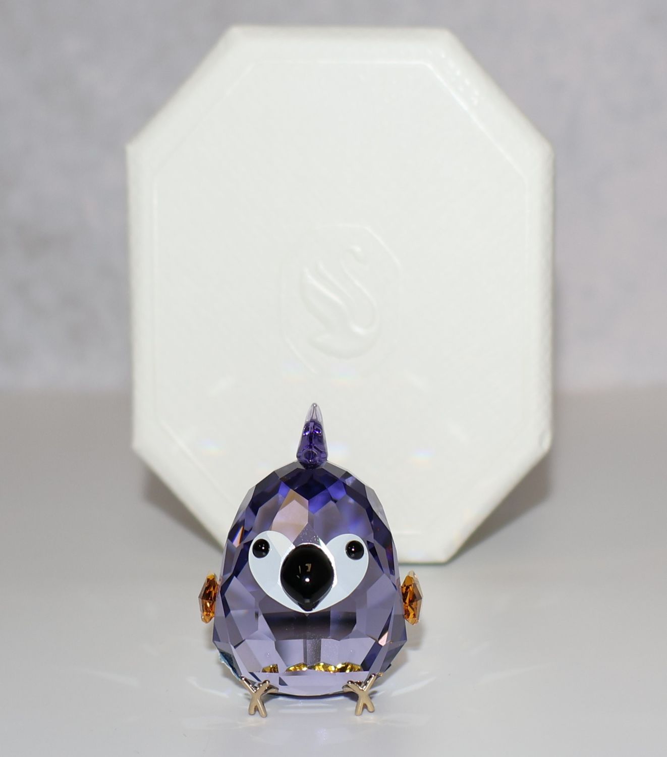 Swarovski Crystal All You Need Are Birds Purple Macaw Figurine 5644843 | Original Box