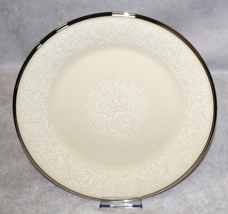 Lenox Moonspun 10 5/8” Dinner Plate Platinum Trim | Multiple Available