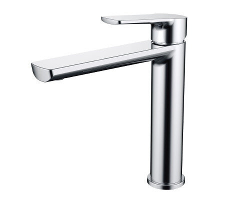 AKEMI MID RISE VESSEL BASIN MIXER CHROME