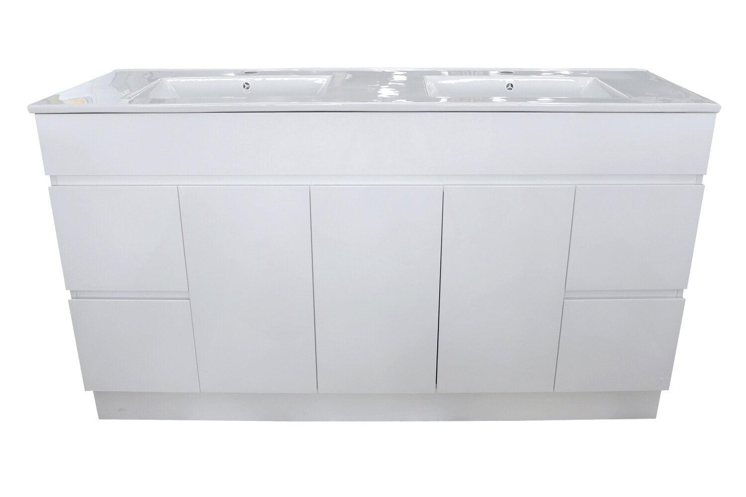 GABBIE PVC WATERPROOF 1500 DOUBLE BOWL CHINA TOP VANITY