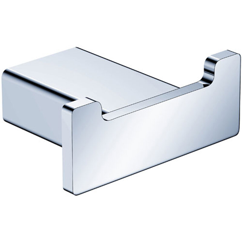AIKO CHROME DOUBLE ROBE HOOK