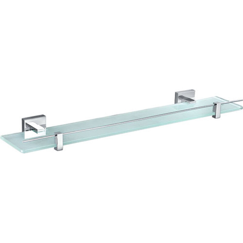 SARA CHROME GLASS SHELF