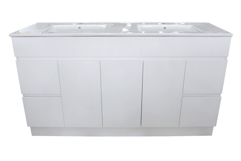 GABBIE PVC WATERPROOF 1500 DOUBLE BOWL CHINA TOP VANITY