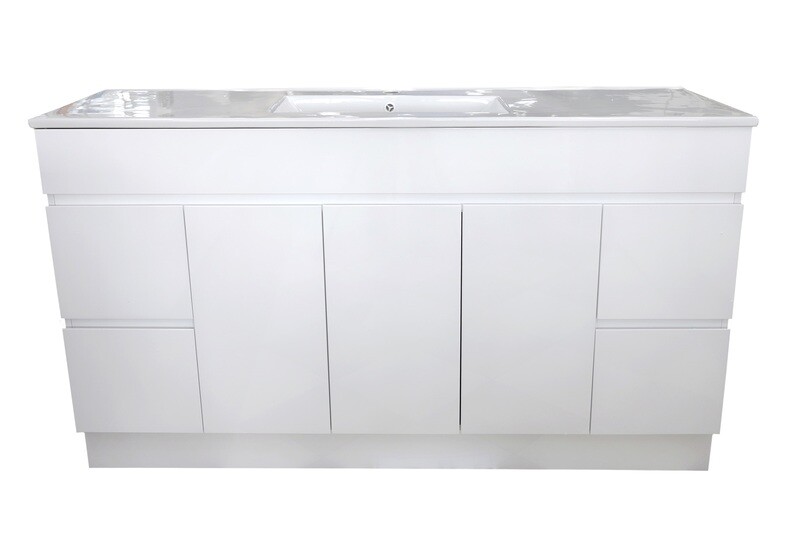 GABBIE PVC WATERPROOF 1500 SINGLE BOWL CHINA TOP VANITY