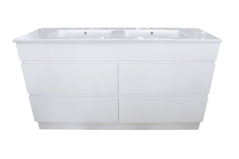 EBONI PVC WATERPROOF 1500 DOUBLE BOWL CHINA TOP VANITY