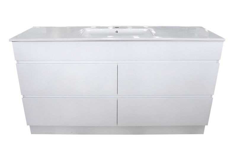 EBONI PVC WATERPROOF 1500 SINGLE BOWL CHINA TOP VANITY