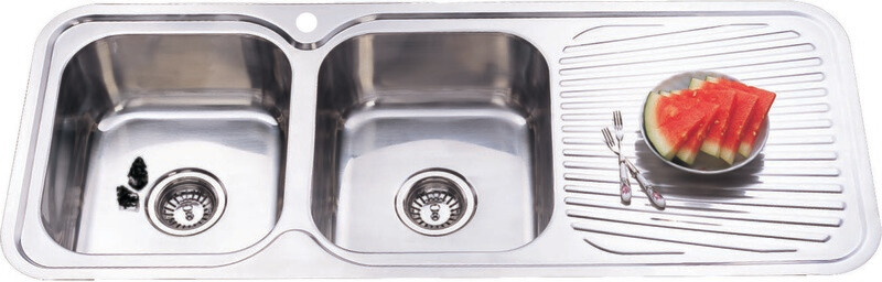 CORA DOUBLE BOWL 1180 KITCHEN SINK