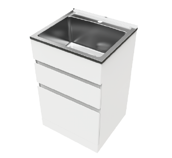 NUGLEAM 45LT DRAW SYSTEM LAUNDRY UNIT 560 W x 870 H x 510mm D