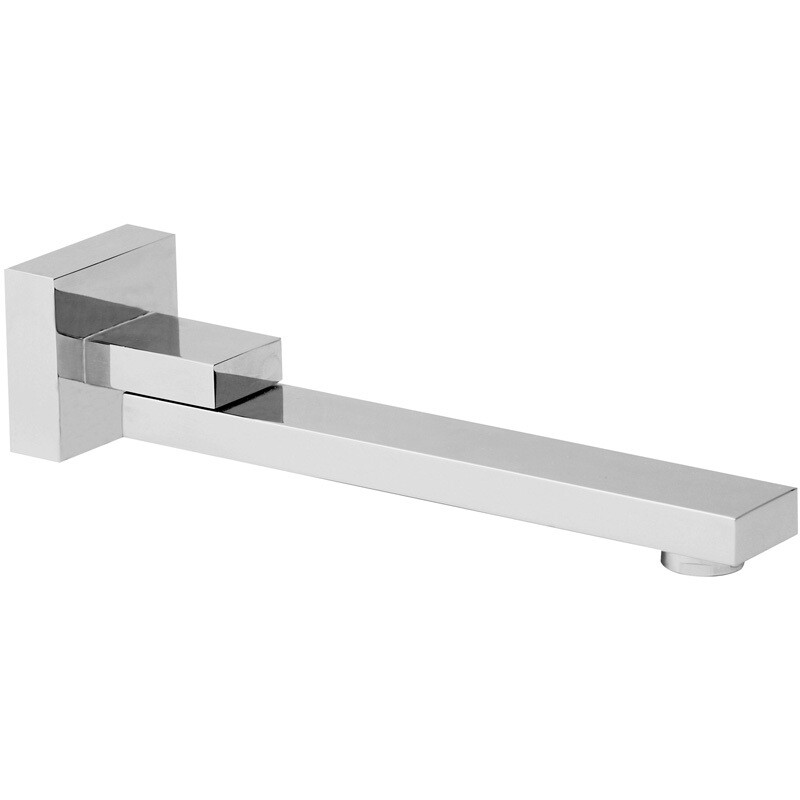 SQUARE SWIVEL BATH SPOUT CHROME-CP-F0435-0