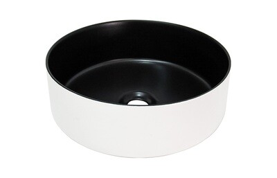 MARGOT DUO WHITE/BLACK 360mm - ABOVE COUNTER