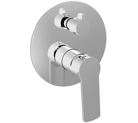 AKEMI WALL MIXER DIVERTER CHROME