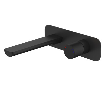 FINESA WALL BASIN MIXER BLACK