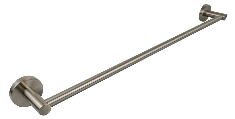 OPUS BRUSHED NICKLE 750 SINGLE TOWEL RAIL
