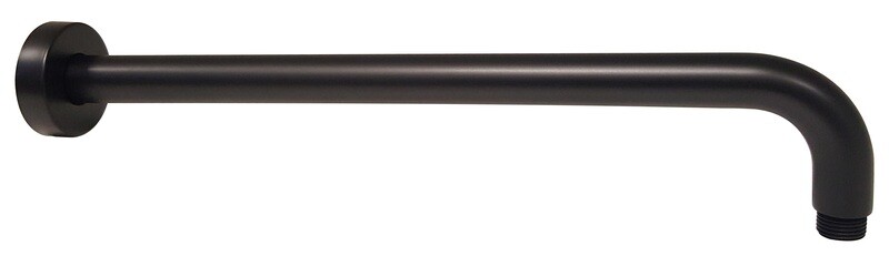 PRY-006-B ROUND HORIZONTAL ARM 400MM MATT BLACK
