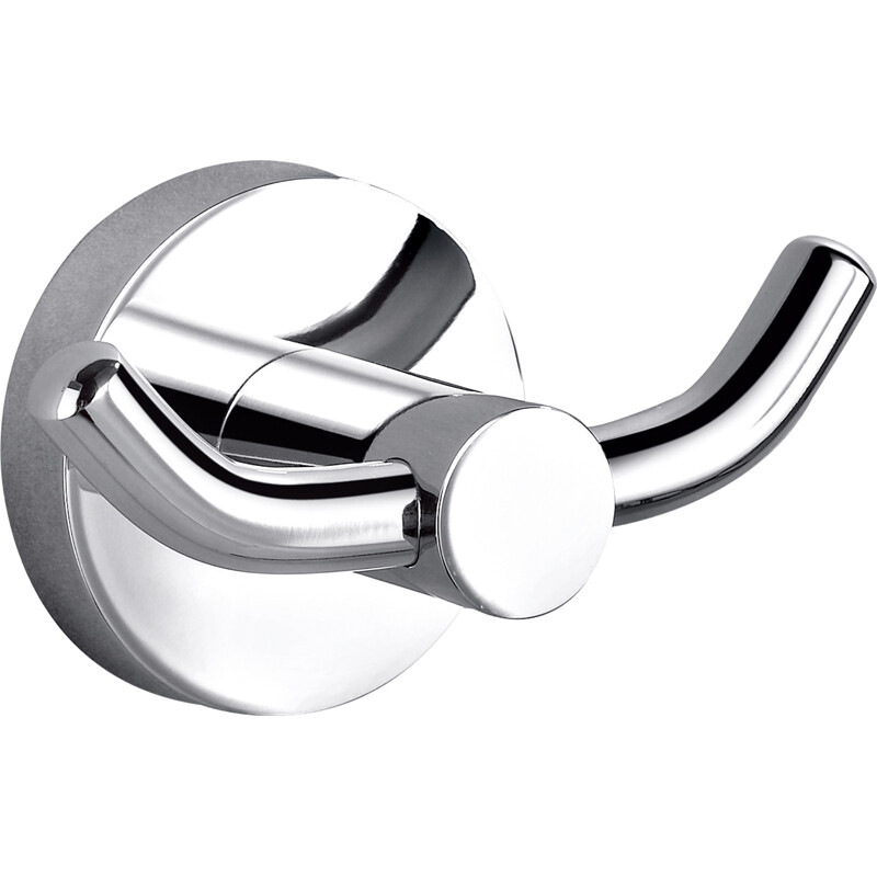 OPUS CHROME DOUBLE ROBE HOOK