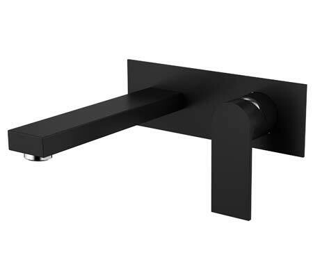 KIATO WALL BASIN MIXER BLACK