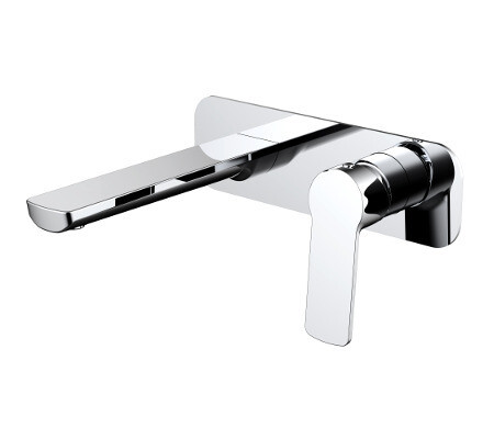 AKEMI WALL BASIN MIXER CHROME