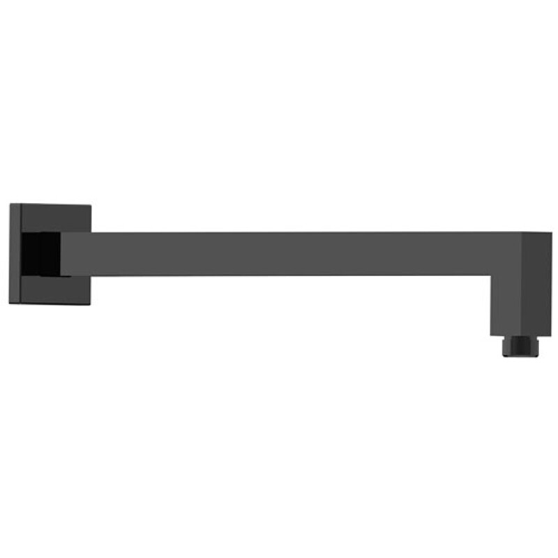 PRY003B SQUARE HORIZONTAL SHOWER ARM BLACK