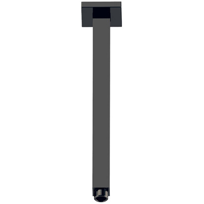 PRY002B SQUARE VERTICAL SHOWER ARM BLACK
