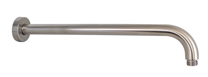 BRUSHED NICKLE ROUND HORIZONTAL ARM 400