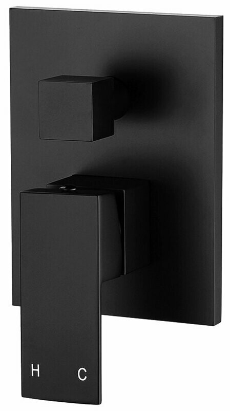 COVE WALL MIXER DIVERTER MATTE BLACK