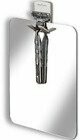 VISO Frameless Shower Mirror With Razor Hook