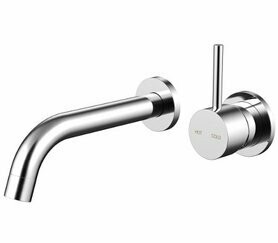 CIOSO WALL BASIN MIXER - NO PLATE - CHROME