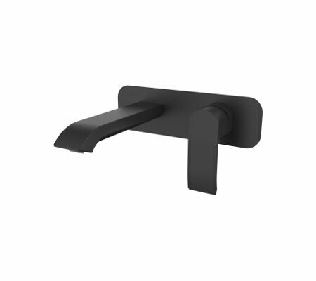 ZOYA WALL BASIN MIXER BLACK