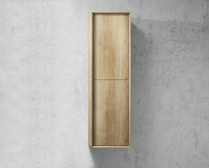 SCANDI TALL BOY OAK 350X300X1200MM