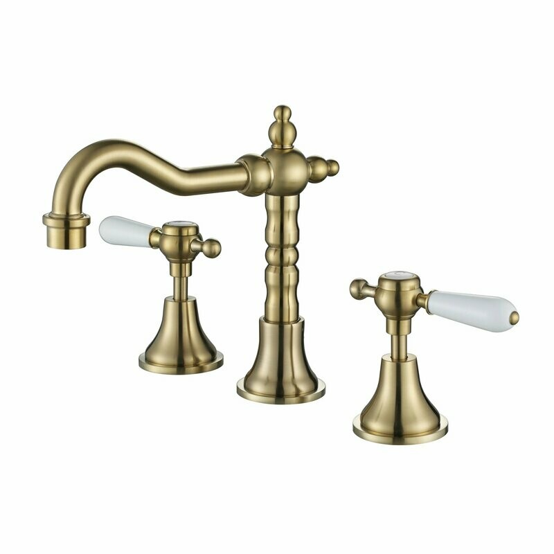 Bordeaux Basin Set 1/4 Turn Brushed Bronze