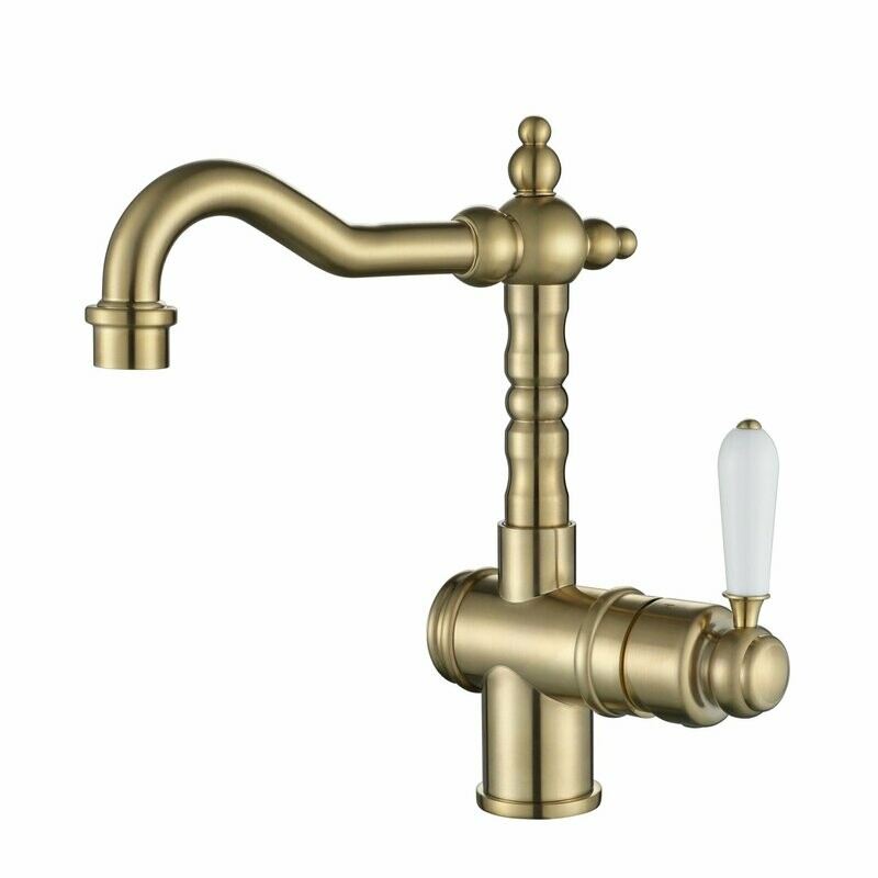Bordeaux High Rise Basin Mixer Brushed Bronze