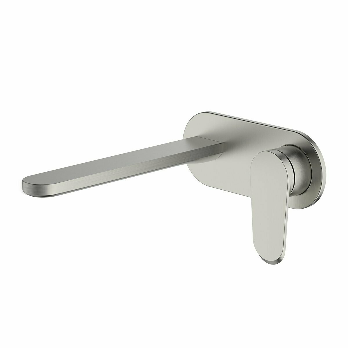 Oakley Wall Basin/Bath Mixer Brushed Nickel 191003521