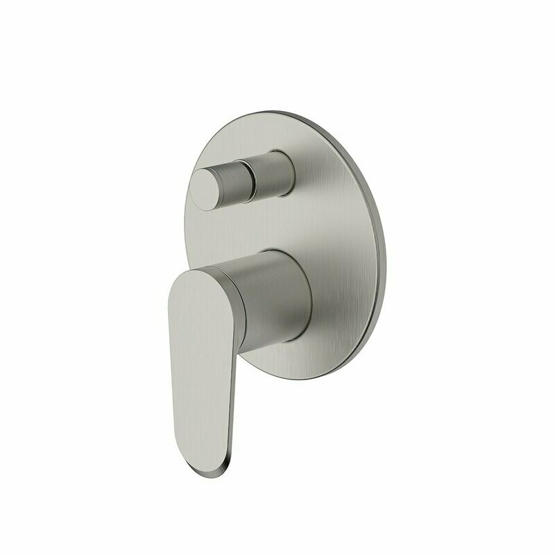 Oakley Wall Diverter Mixer Brushed Nickel