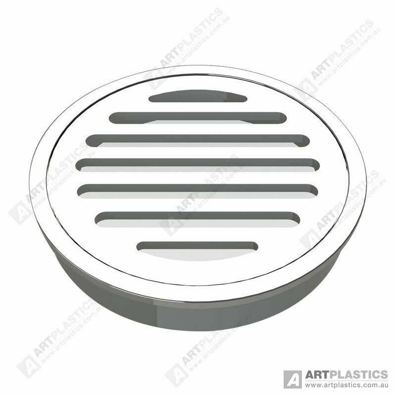 CHROME BRASS ROUND FLOOR WASTE