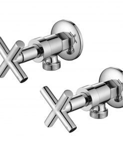 Ryker 1/4 Turn Washing Machine Stops Chrome