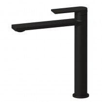 RUKI HI RISE BASIN MIXER MATT BLACK