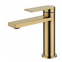 RUKI BASIN MIXER BRUSHED GOLD