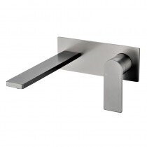 RUKI WALL BASIN/BATH MIXER GUN METAL