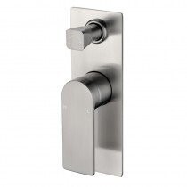 RUKI WALL MIXER/DIVERTER BRUSHED NICKEL