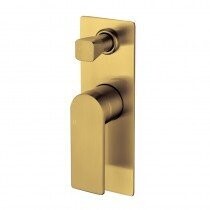 RUKI WALL MIXER/DIVERTER BRUSHED GOLD