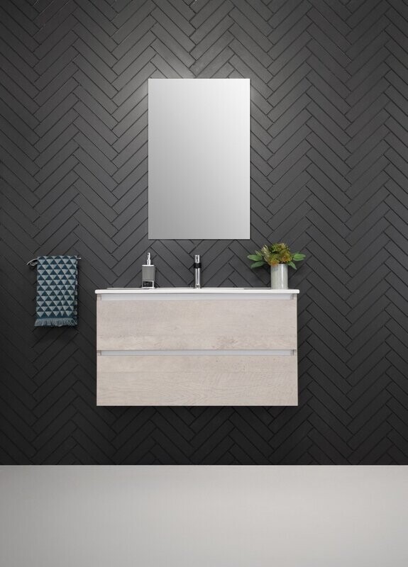 GLACIER CERAMIC ALL DRAW ENSUITE VANITY RANGE