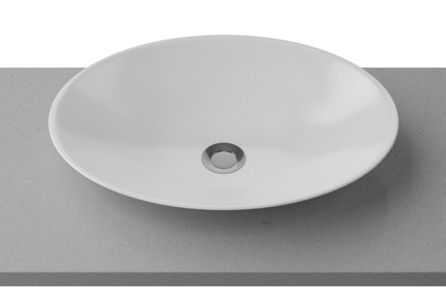 Feather Gloss or Matt White Basin