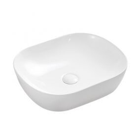 Kiato Gloss White Rectangular Basin