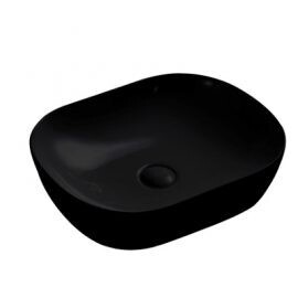 Kiato Matte Black Rectangular Basin